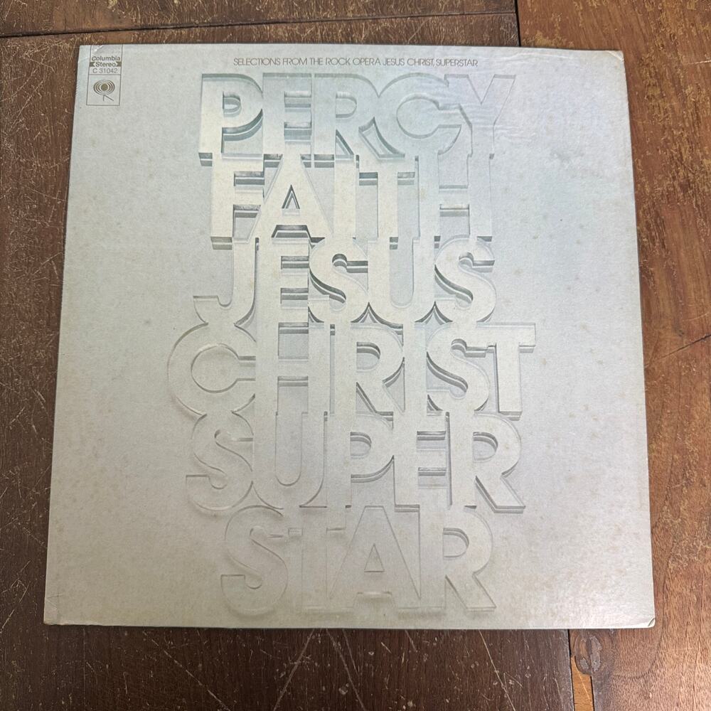 Percy Faith 1971 Jesus Christ Superstar Columbia Records LP Vinyl Record‎